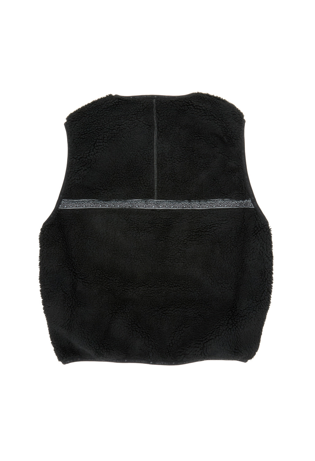 Gramicci x And Wander JQ Tape Fleece Vest - BLACK