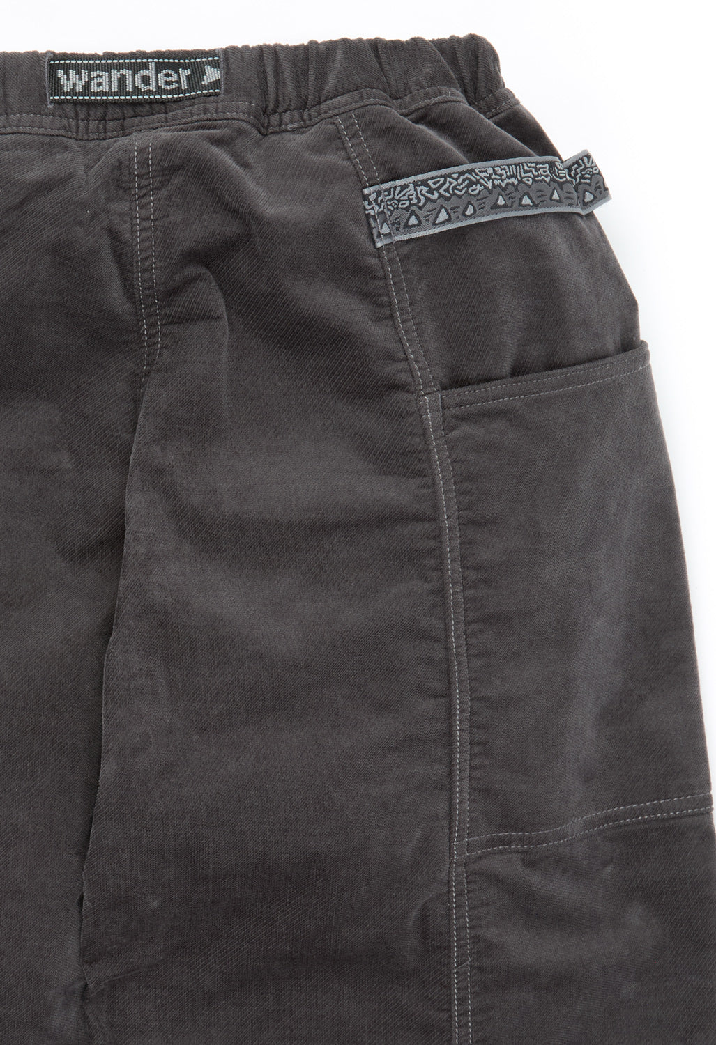 Gramicci x And Wander JQ Tape Corduroy Gadget Pant - CHARCOAL