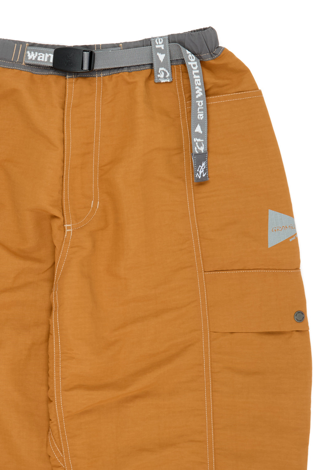 Gramicci x And Wander Women's Ripstop Voyager Pant - ORANGE