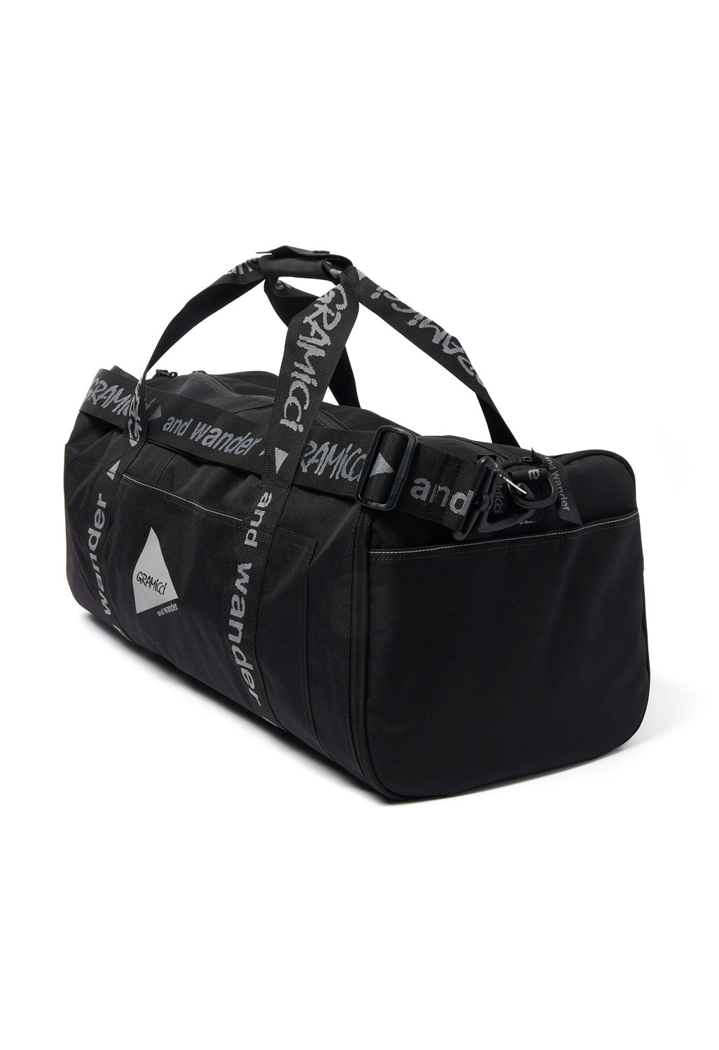 Gramicci x And Wander Multi Patchwork Boston Bag - Black