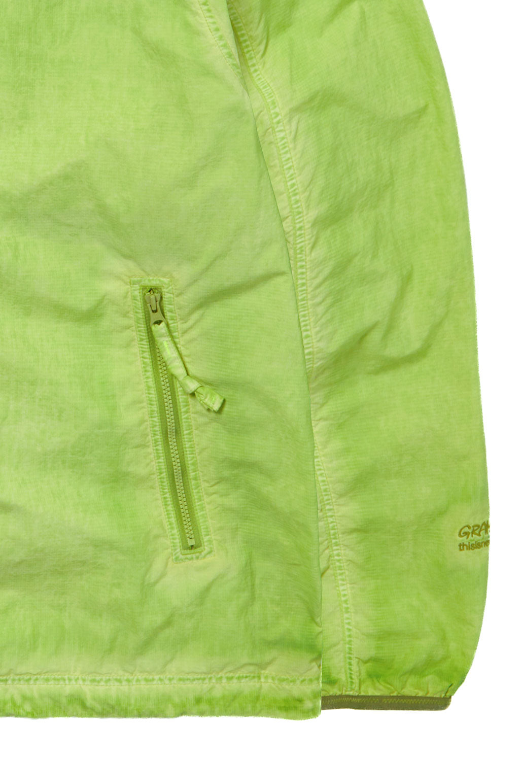 Gramicci This Is Never That Overdyed Light Jacket - Light Green