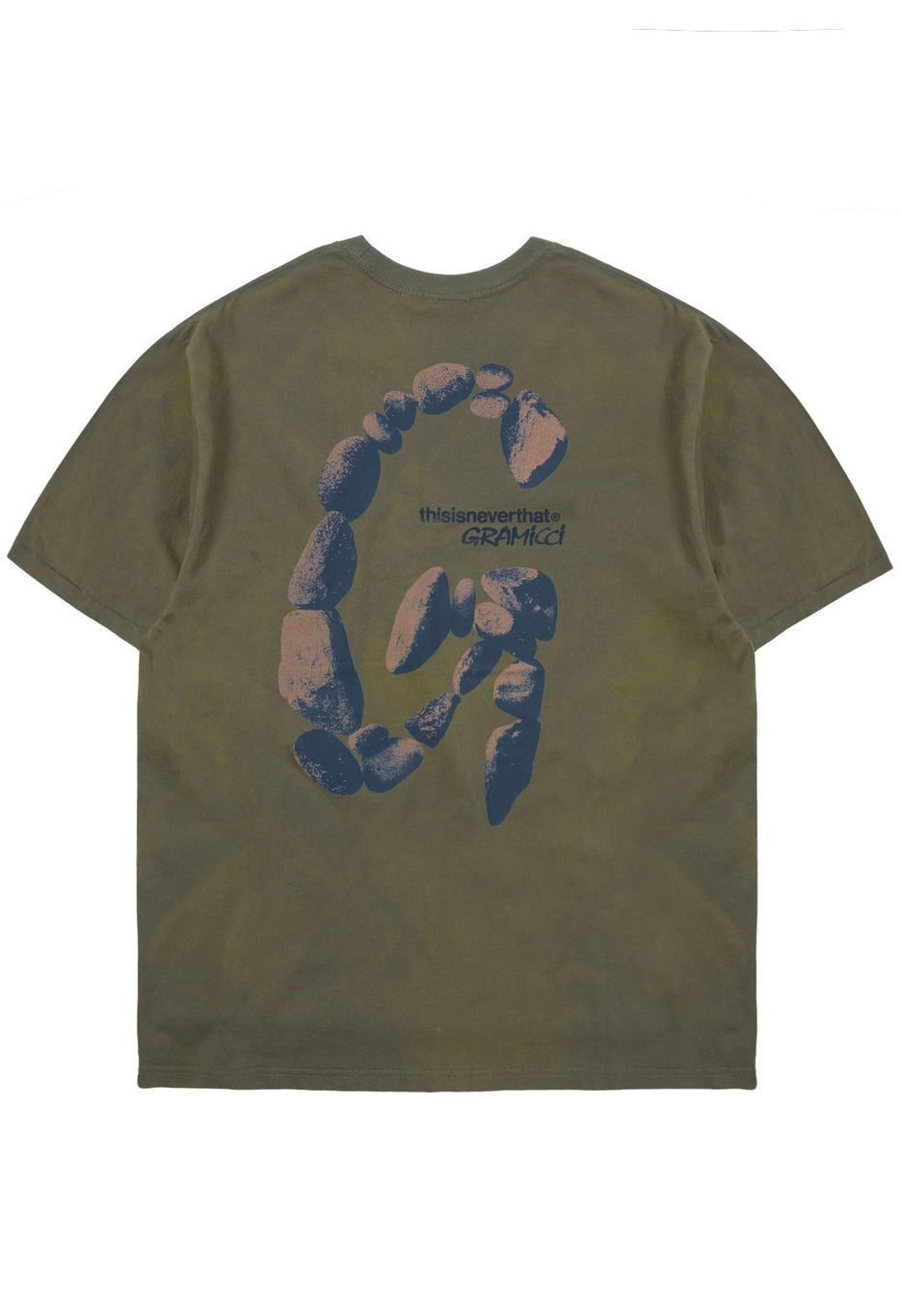 Gramicci This Is Never That Sun Faded Tee - Dark Olive