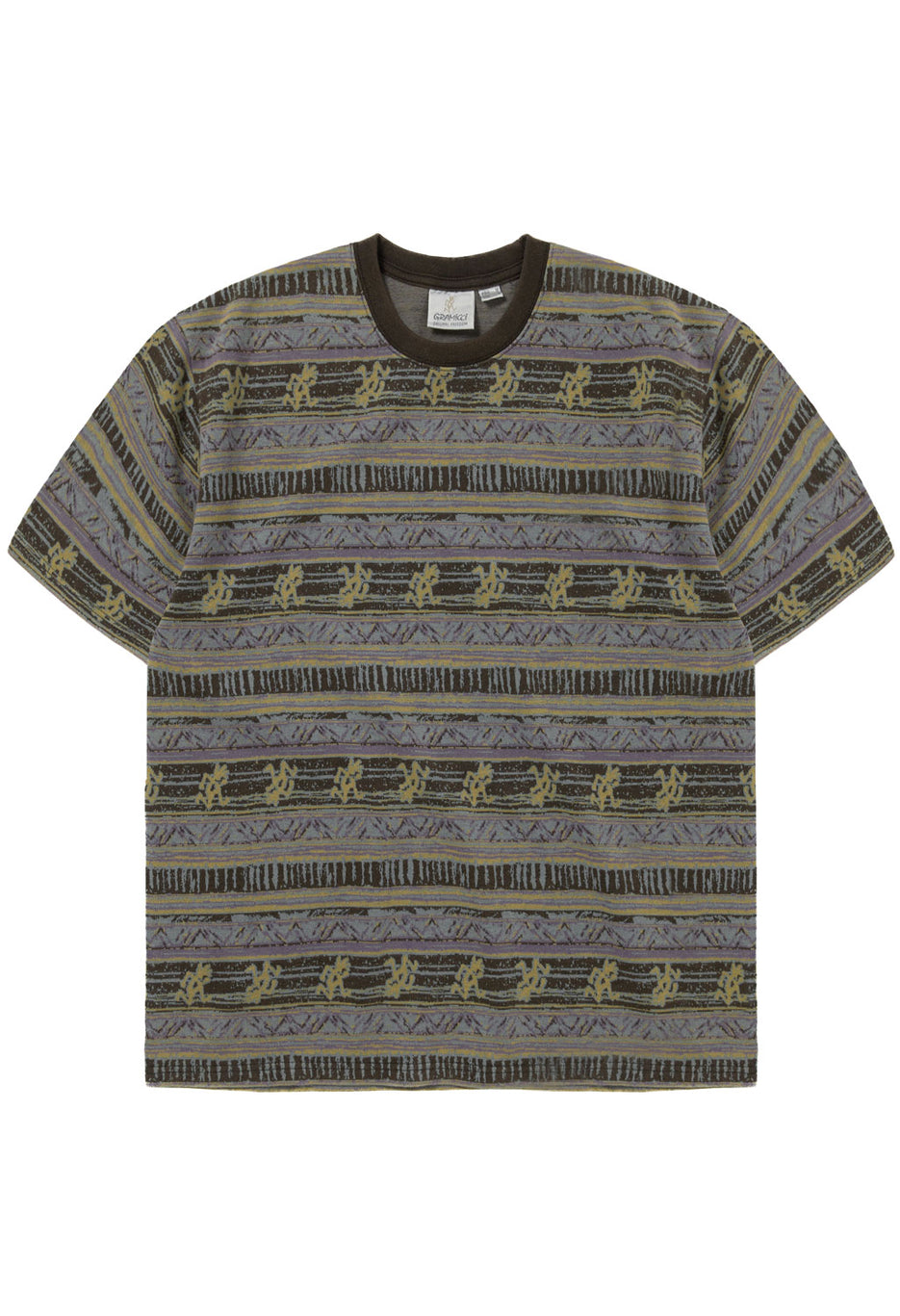 Gramicci This Is Never That Pattern Jacquard Tee - Multi