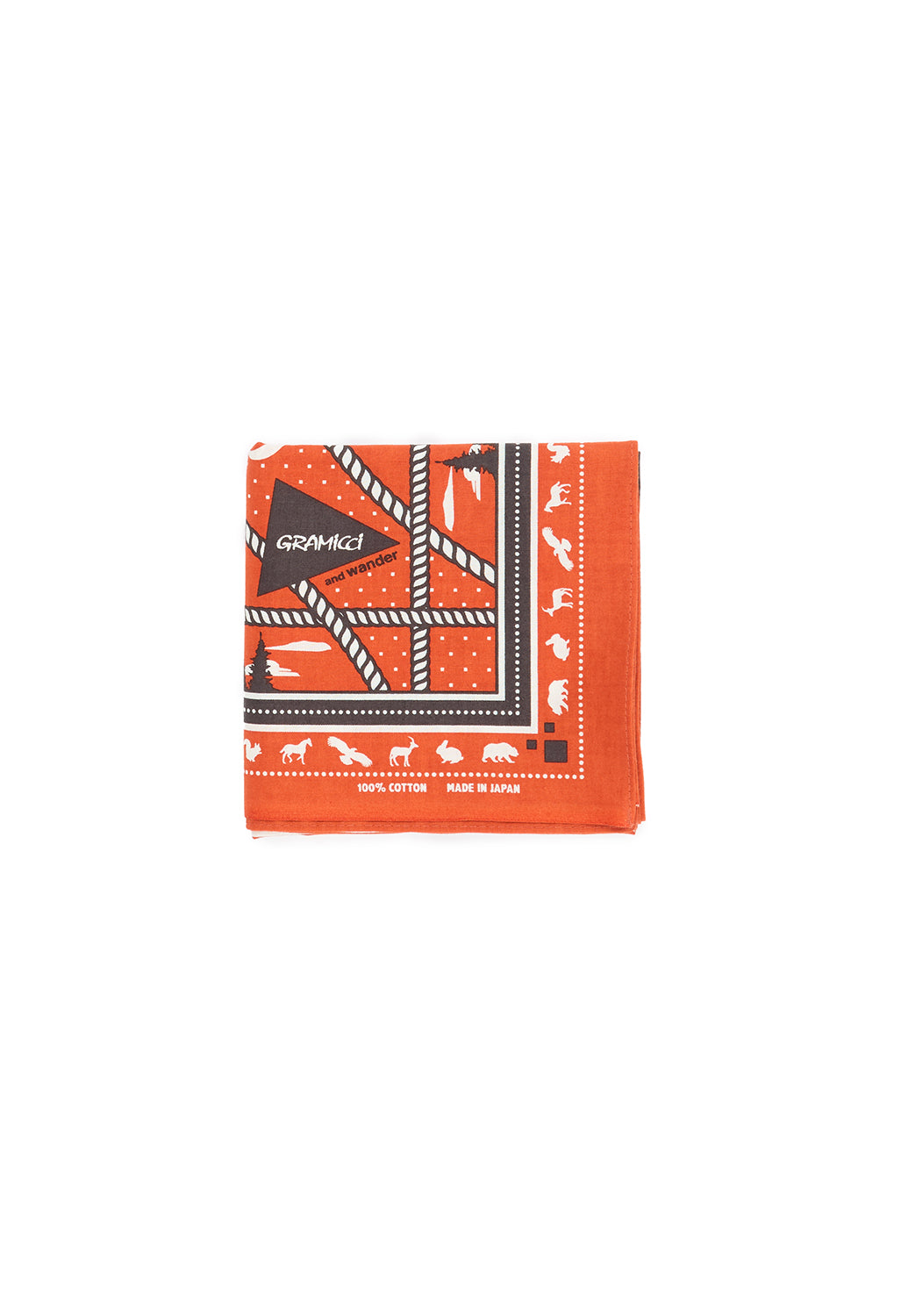 Gramicci x And Wander Yosemite Graphic Bandana - Red