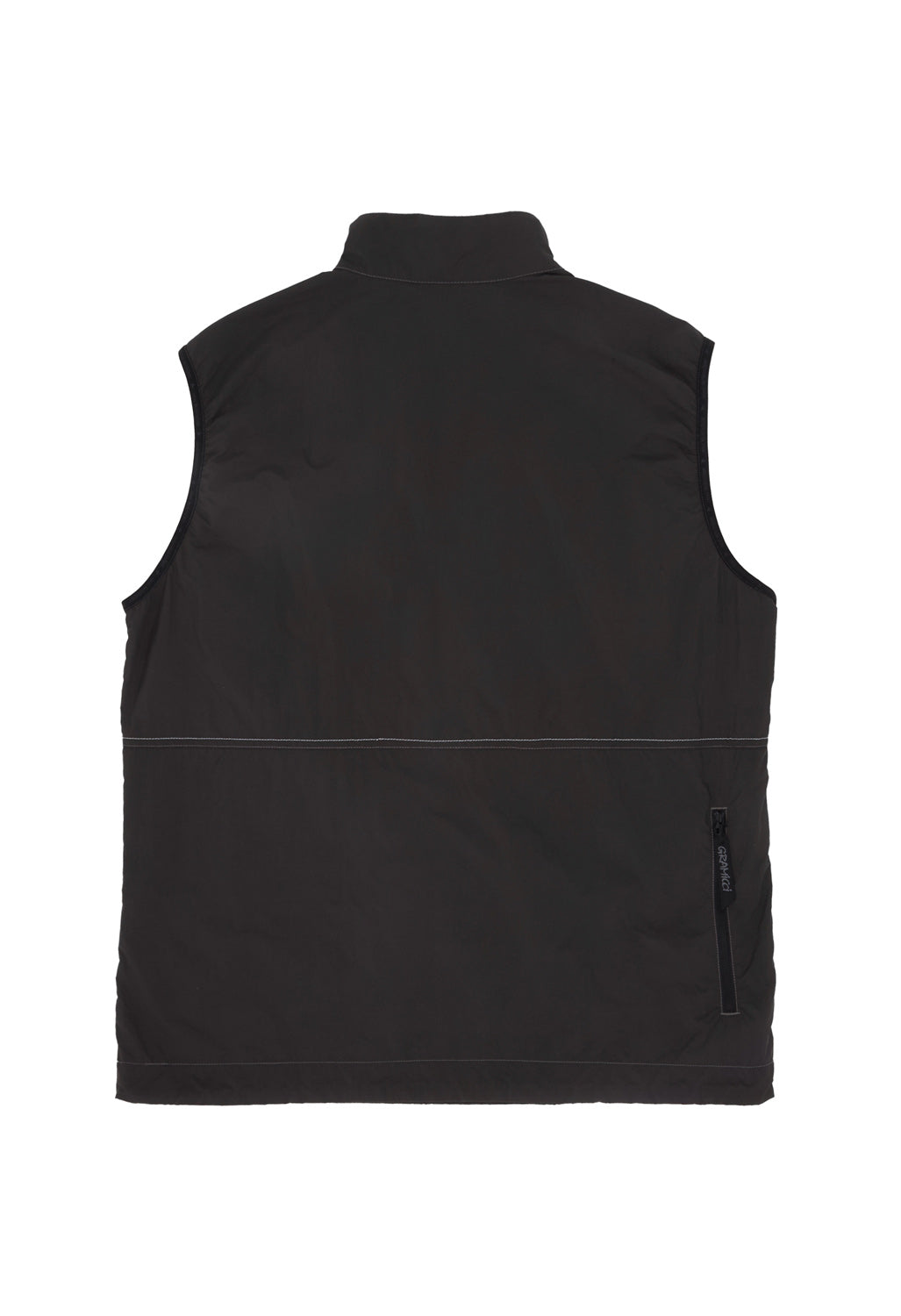 Gramicci x And Wander Men's Brushed Nylon Vest - Charcoal