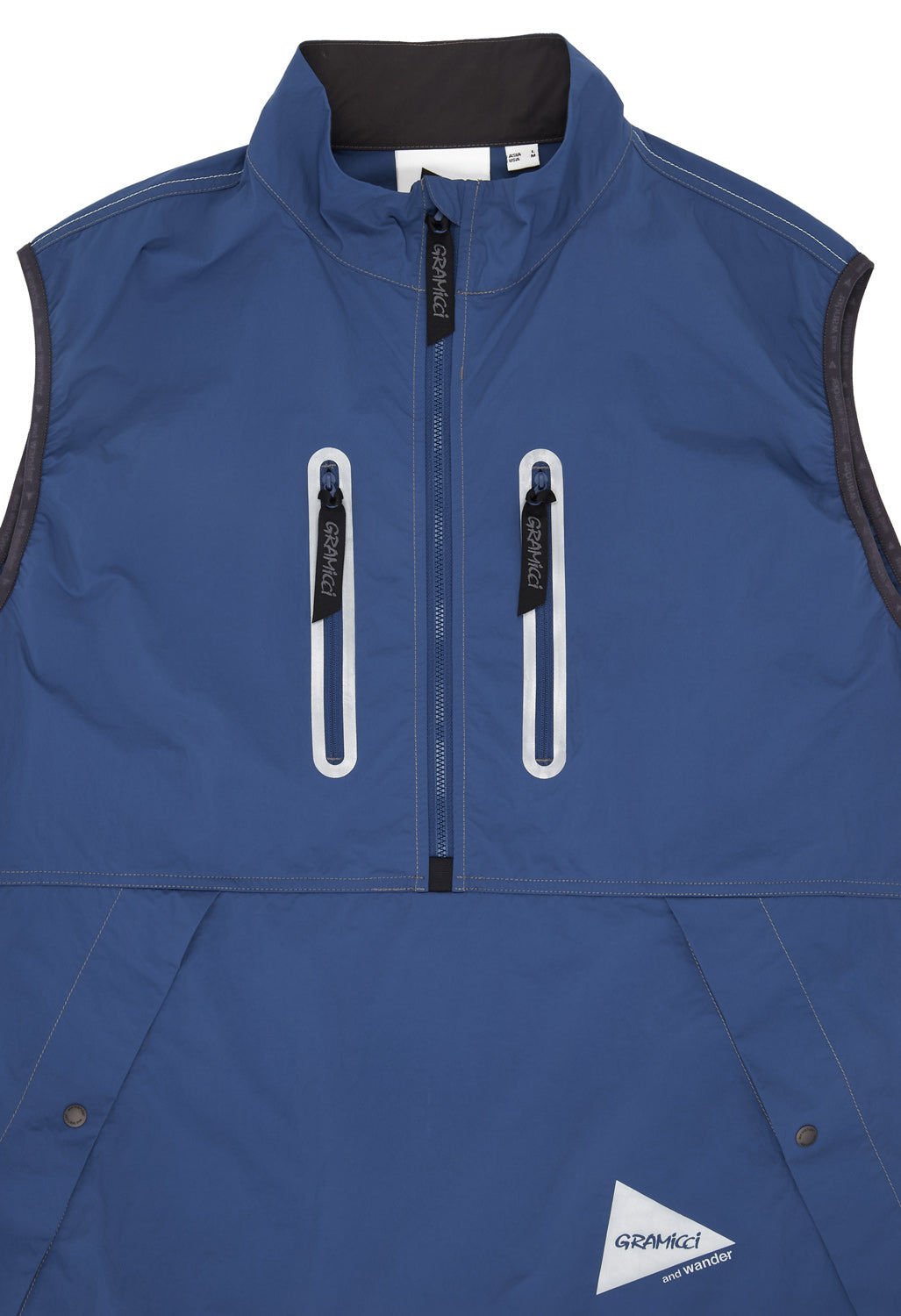 Gramicci x And Wander Men's Brushed Nylon Vest - Blue