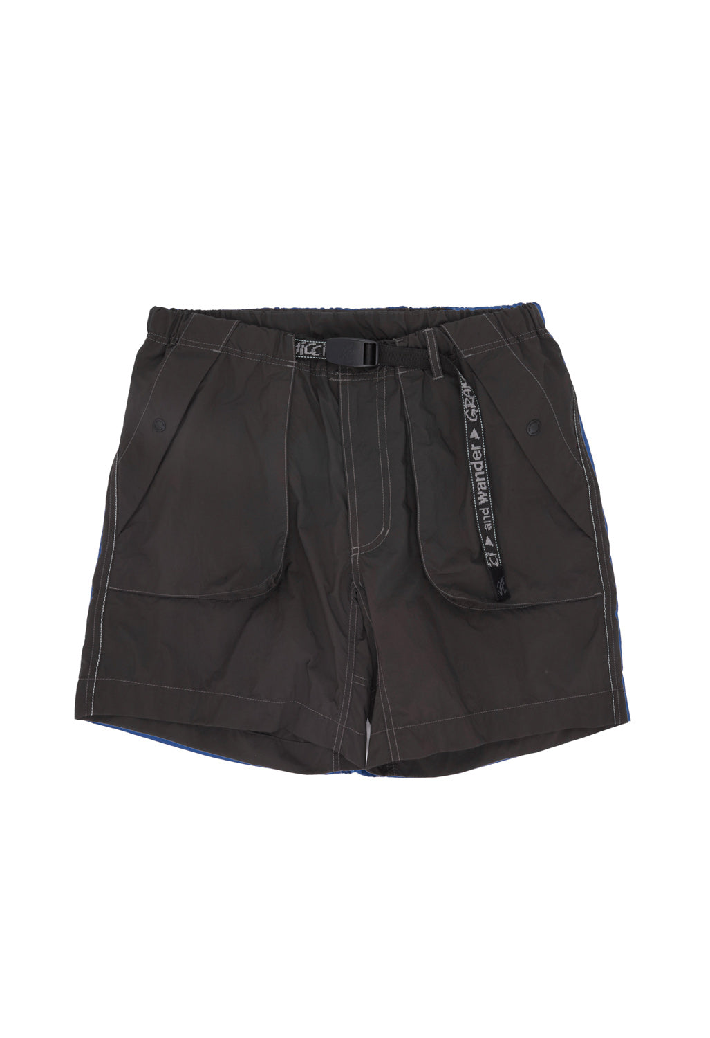 Gramicci x And Wander Men's Brushed Nylon Shorts - Charcoal