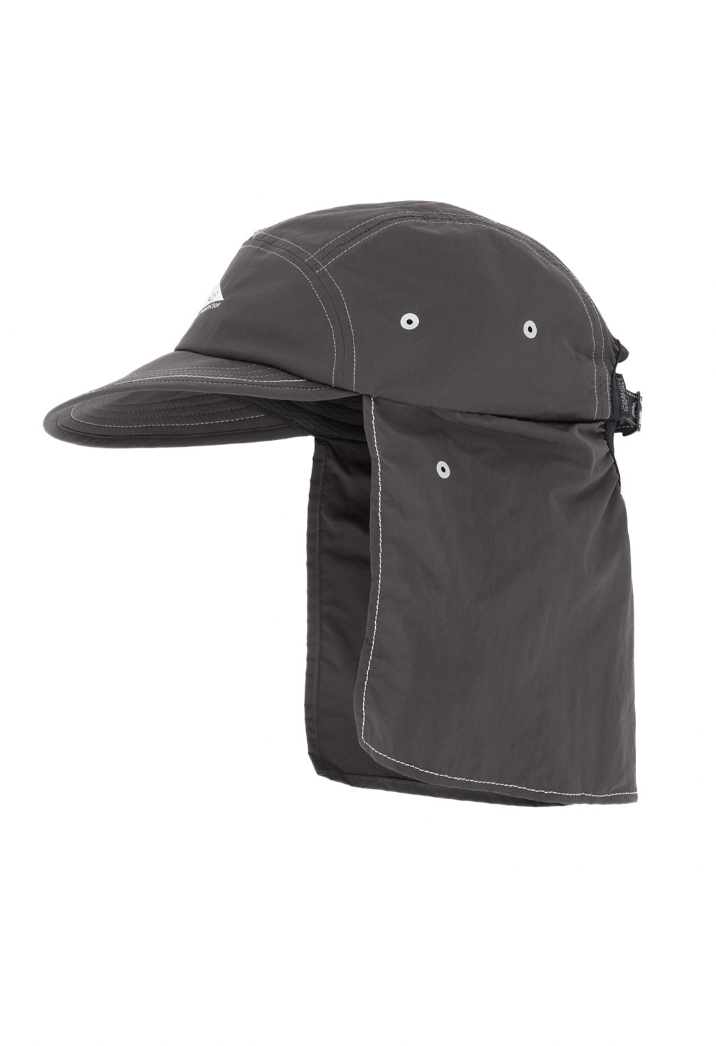 Gramicci x And Wander Brushed Nylon Sunshade Cap - Charcoal