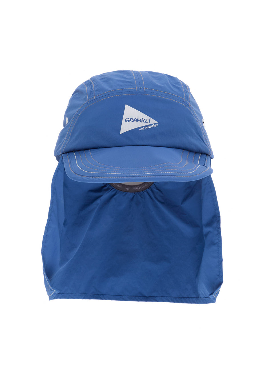 Gramicci x And Wander Brushed Nylon Sunshade Cap - Blue