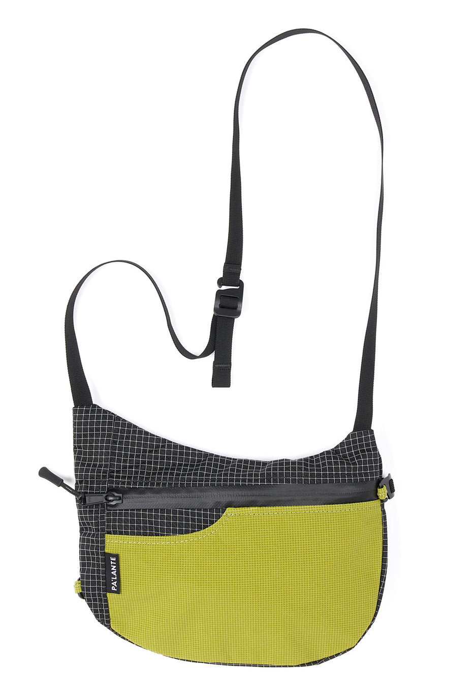 Pa'lante Packs Sidebag - Black Gridstop / Lichen Uhmwpe Grid Mesh