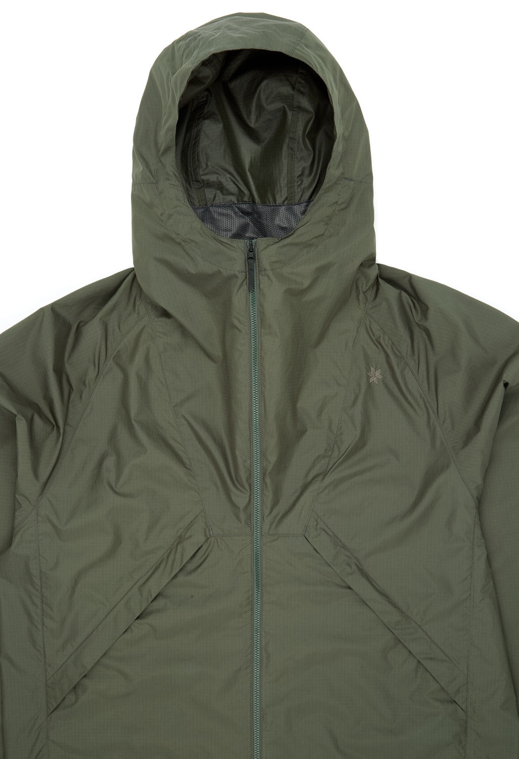 Goldwin Rip-stop Hooded Jacket - Dark Olive