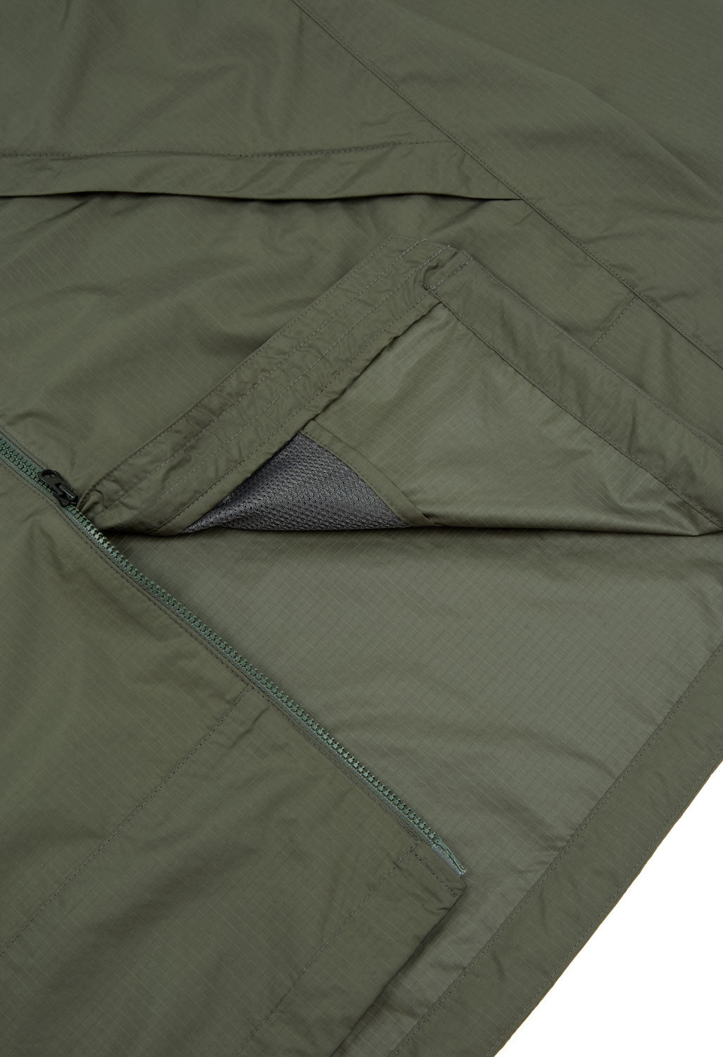 Goldwin Rip-stop Hooded Jacket - Dark Olive