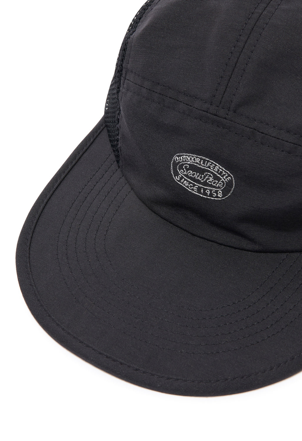 Snow Peak Light Mountain Cloth Cap - Black