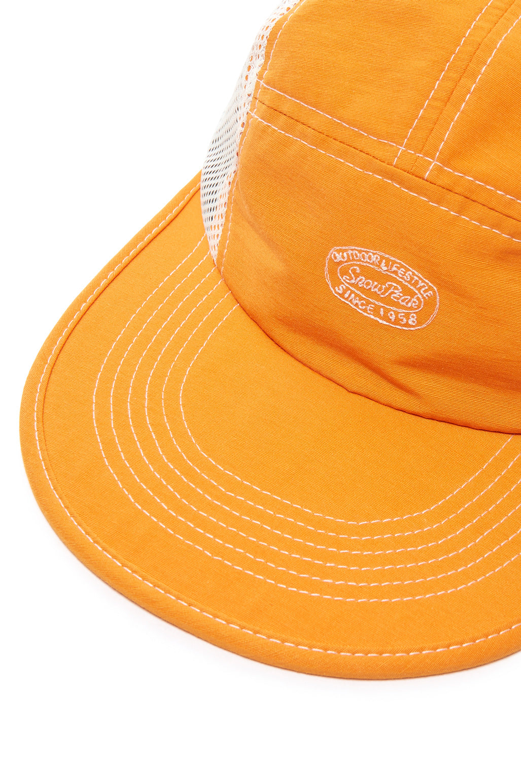 Snow Peak Light Mountain Cloth Cap - Orange