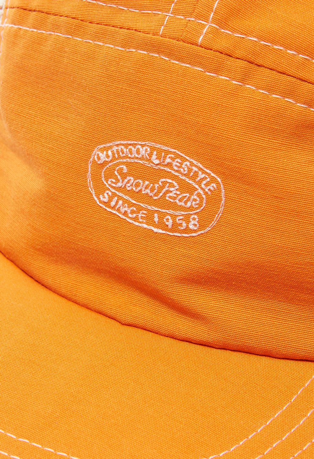 Snow Peak Light Mountain Cloth Cap - Orange