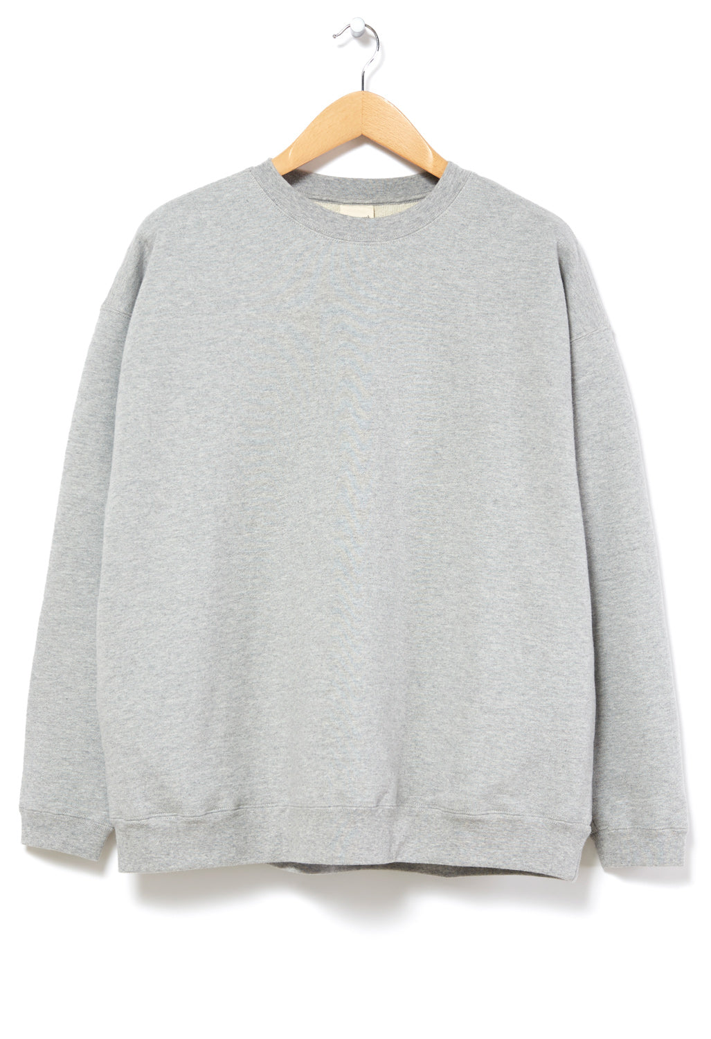 Snow Peak Recycled Cotton Sweat Crewneck - Mid Grey