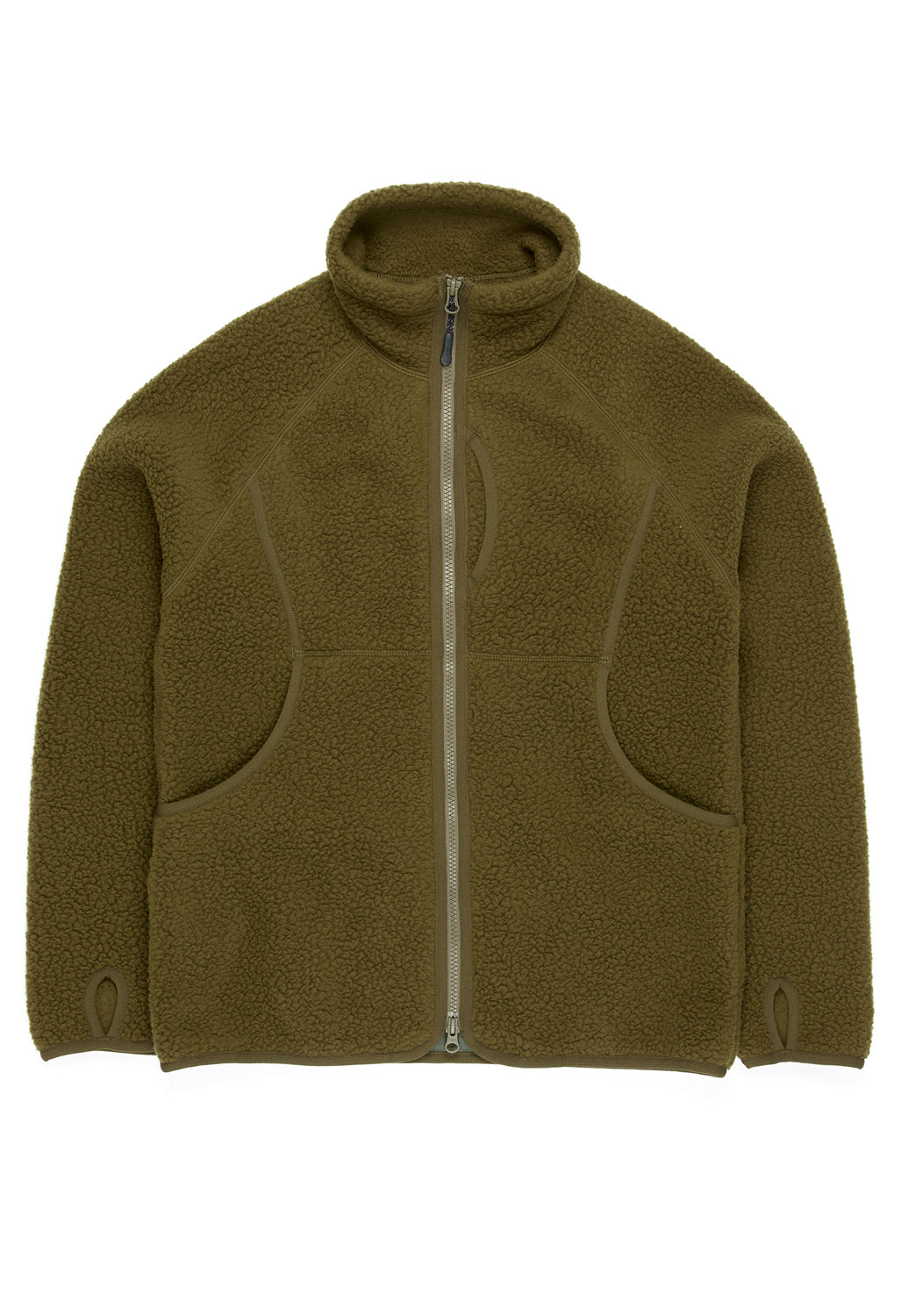 Snow Peak Men's Thermal Boa Fleece Jacket - Olive – Outsiders Store UK