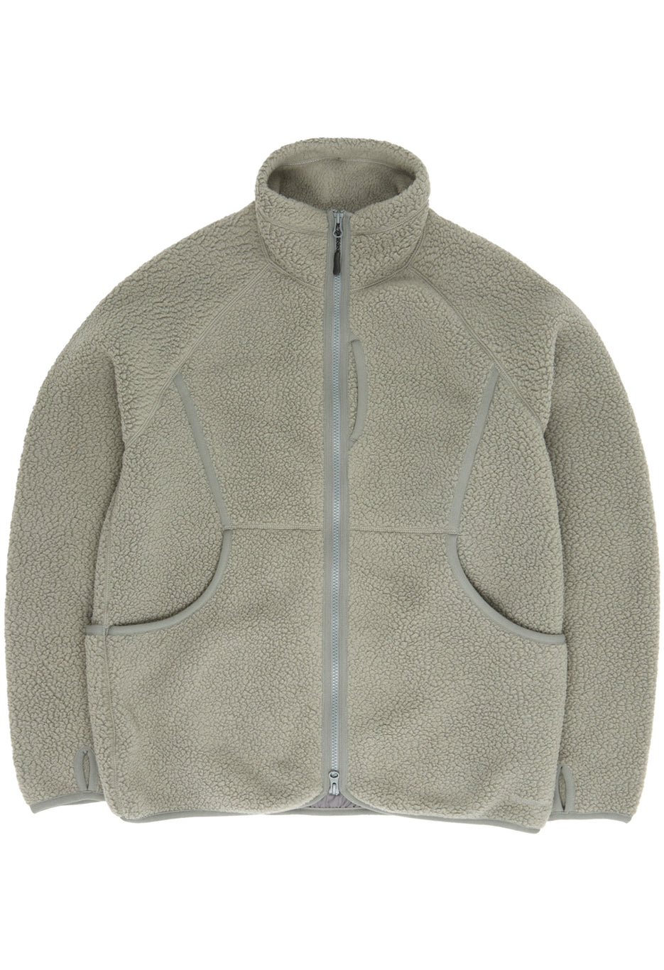 Snow Peak Thermal Boa Fleece Jacket - Grey