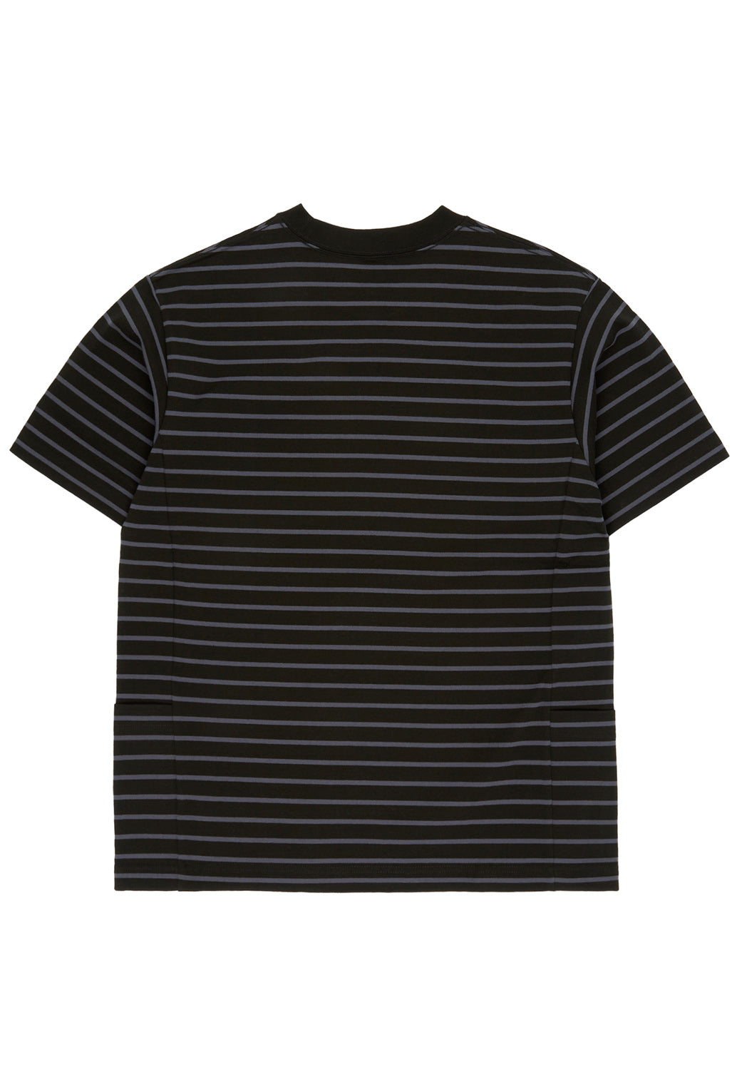 Snow Peak Heavy Cotton Border T-Shirt - Black / Grey