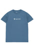 Snow Peak Soft Cotton Logo Short Sleeve T-Shirt - Slate Blue