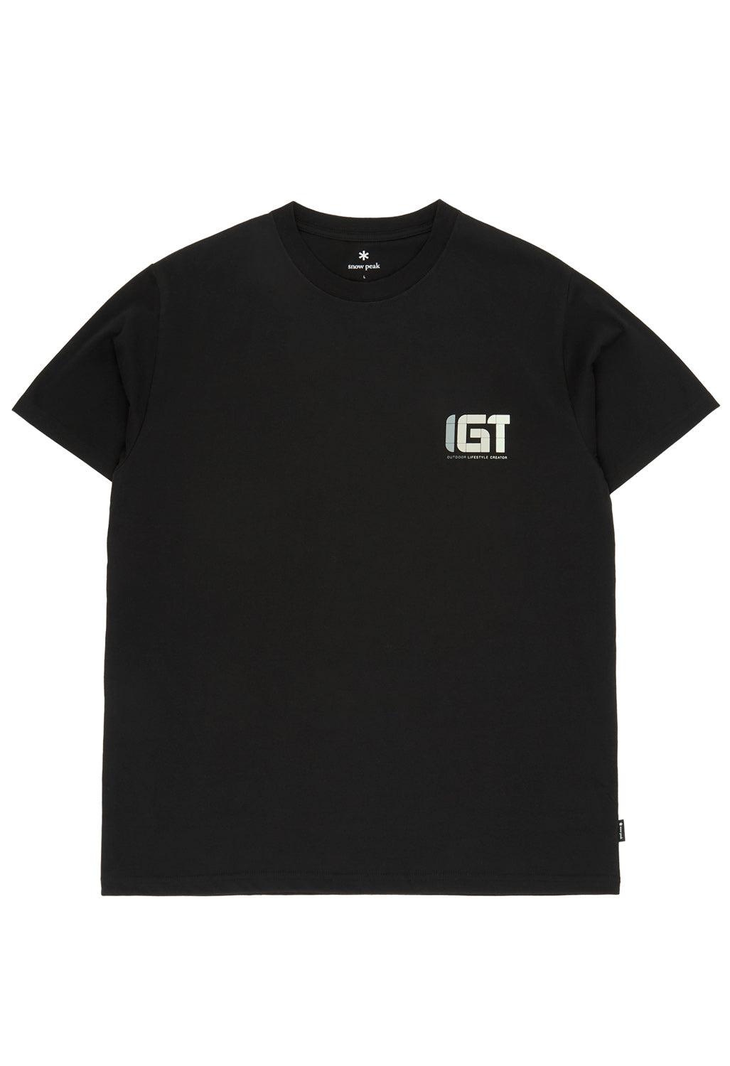 Snow Peak IGT Logo T-Shirt - Black