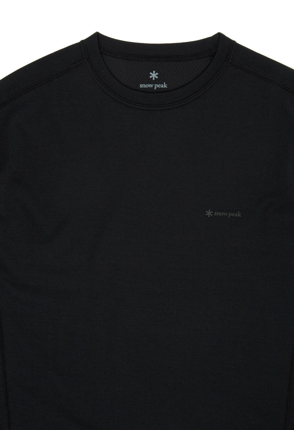 Snow Peak Pe/Wo Hybrid Long Sleeve T-Shirt - Black