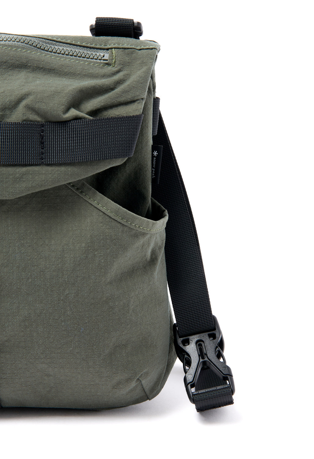 Snow Peak Lightweight Taslan Ripstop Shoulder Bag - Olive