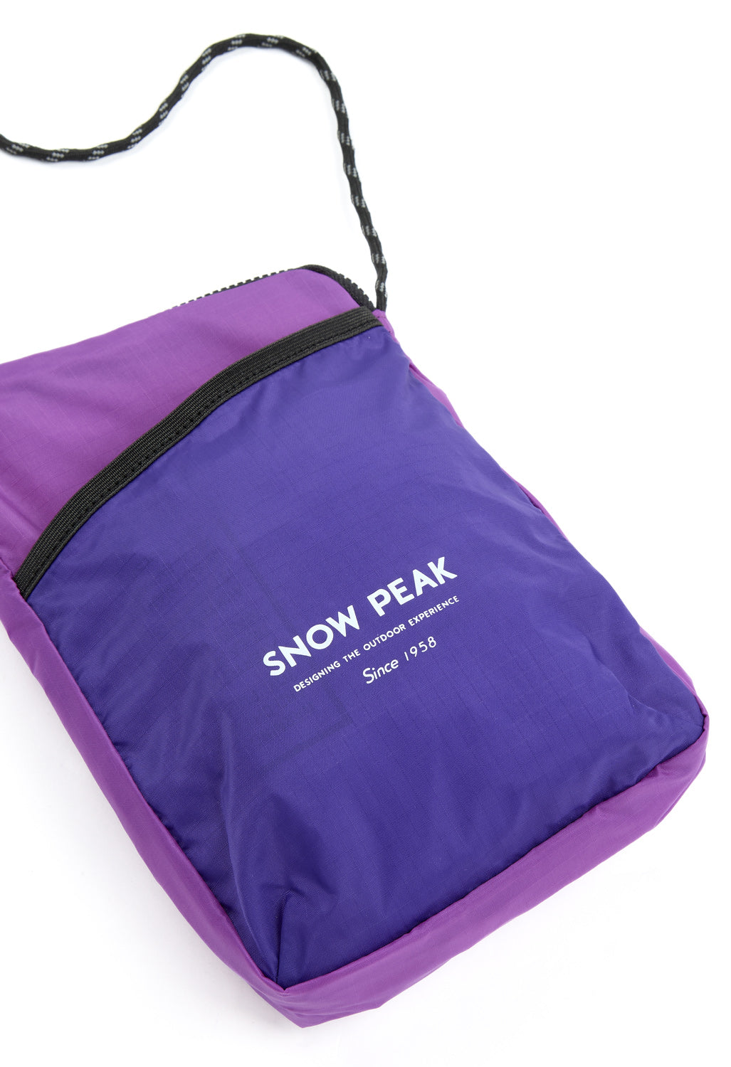 Snow Peak Offset Shoulder Pouch - Purple