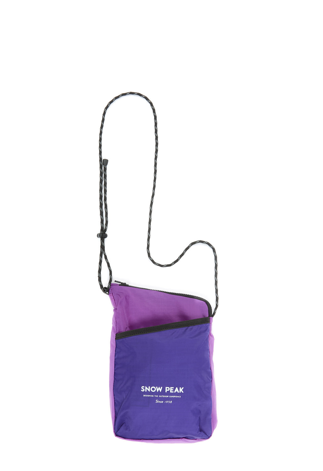 Snow Peak Offset Shoulder Pouch - Purple