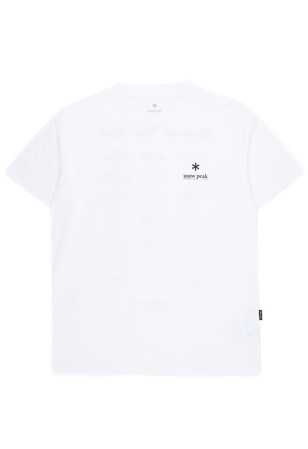 Snow Peak Choose Your Tent T-Shirt - White