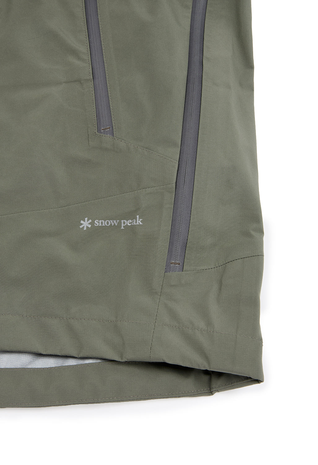 Snow Peak Men's GORE-TEX Rain Jacket - Olive