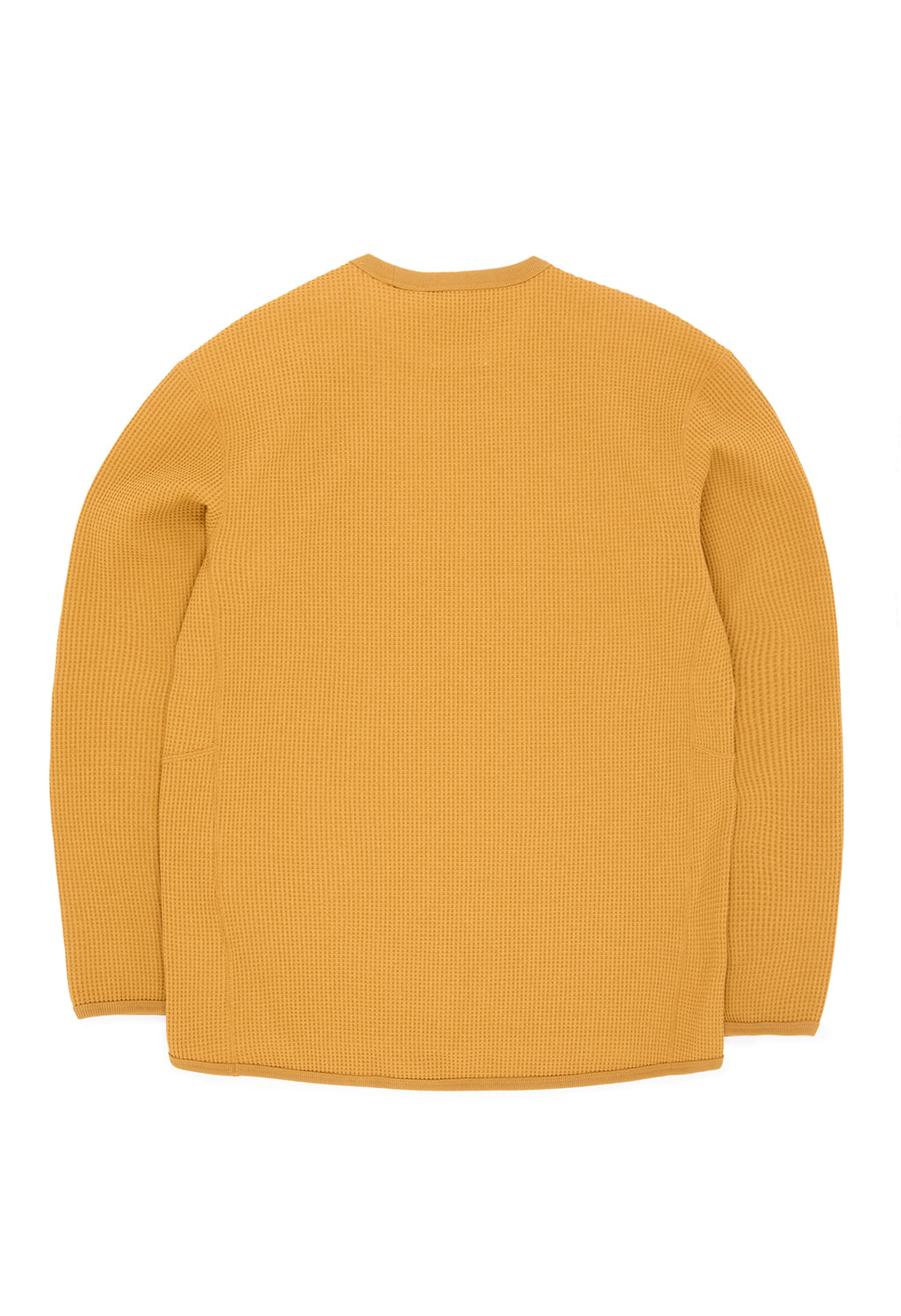 Snow Peak Men's Dry Waffle Long Sleeve T-Shirt - Mustard