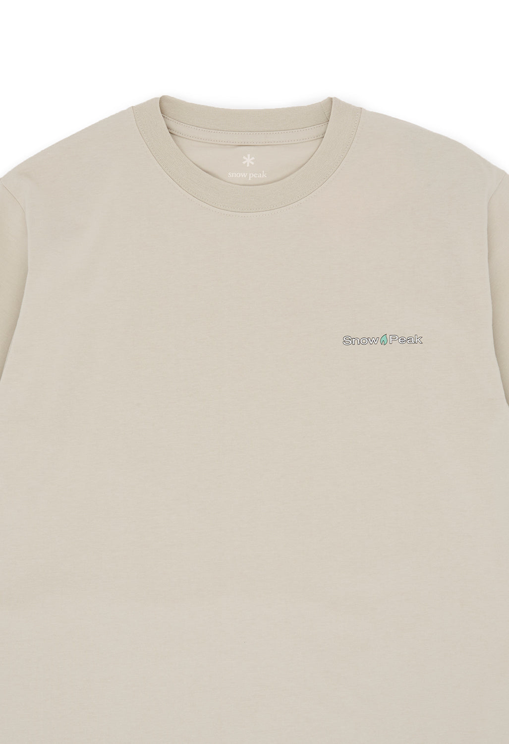 Snow Peak Men's Warm Oneself T-Shirt - Light Beige