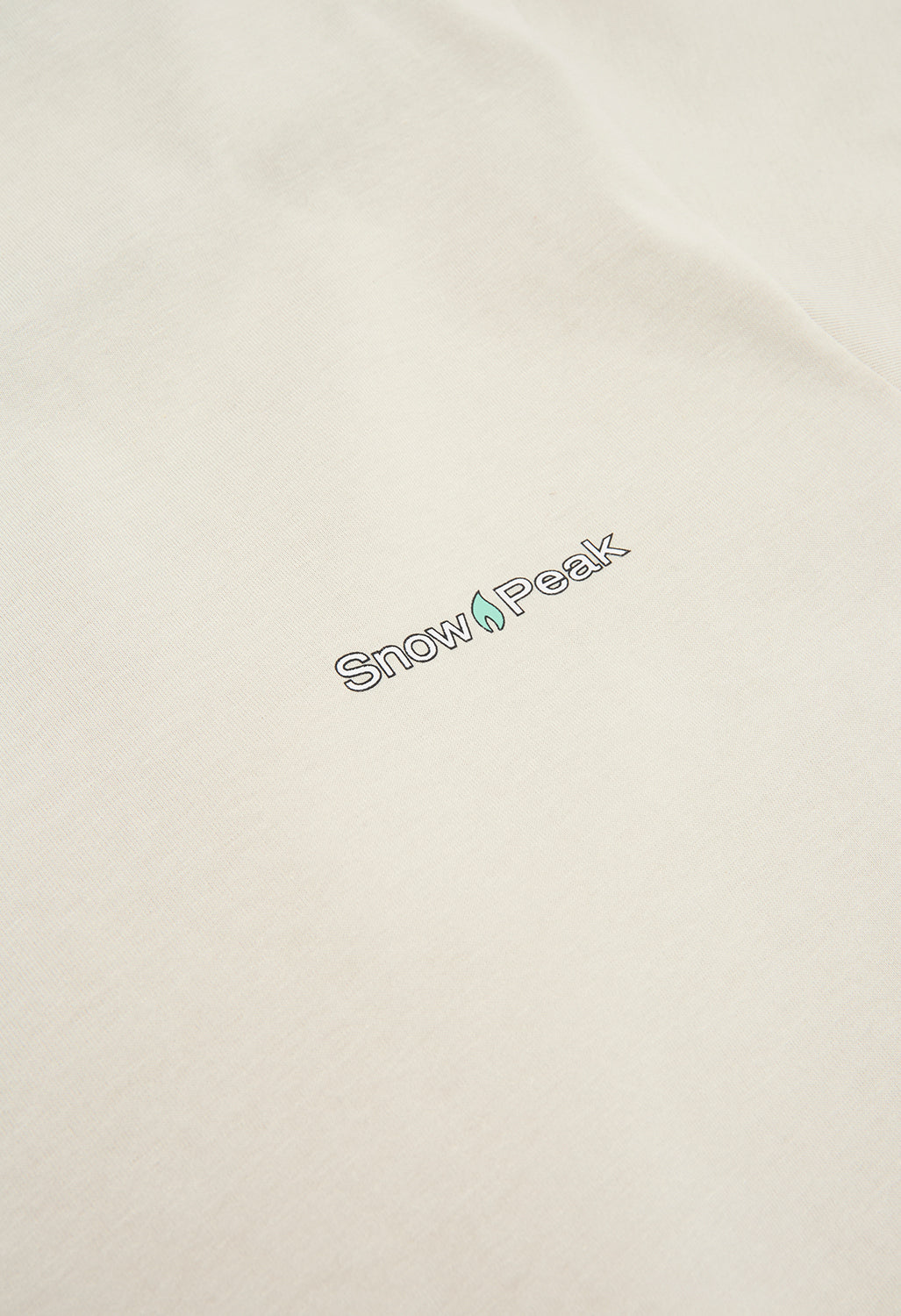 Snow Peak Men's Warm Oneself T-Shirt - Light Beige