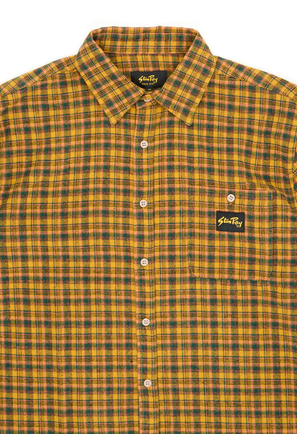 Stan Ray Flannel Shirt - Orange Plaid