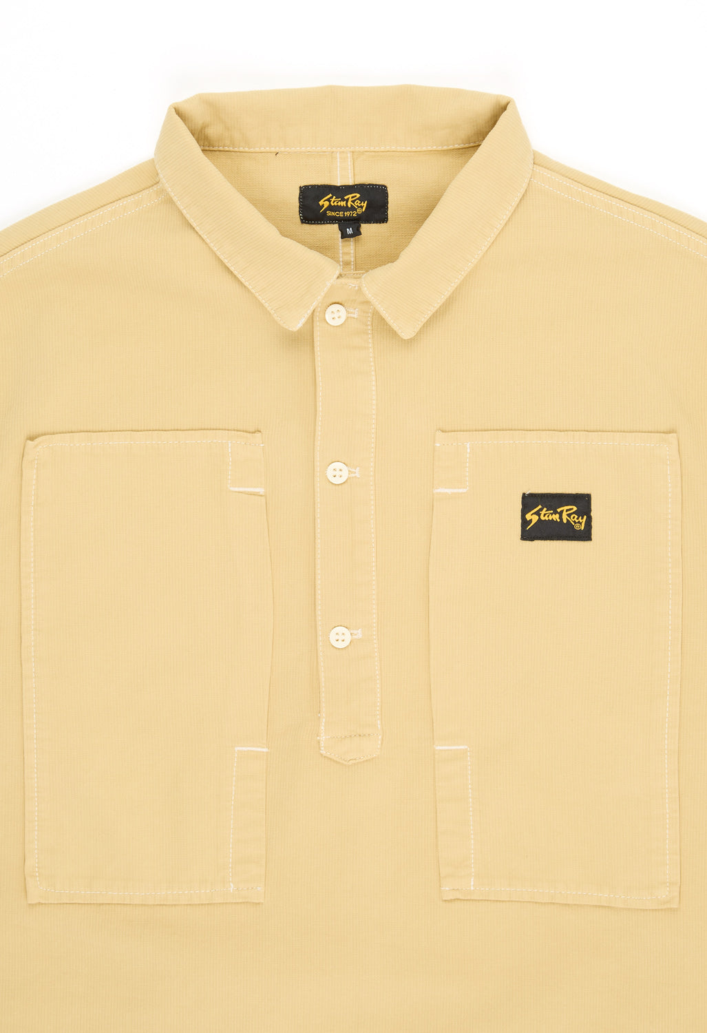 Stan Ray Painters Pop Over Shirt - Khaki Bedford Cord