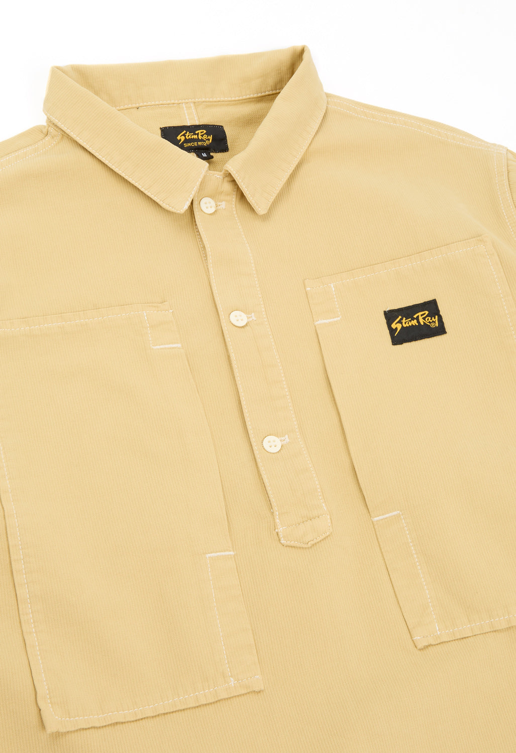 Stan Ray Painters Pop Over Shirt - Khaki Bedford Cord