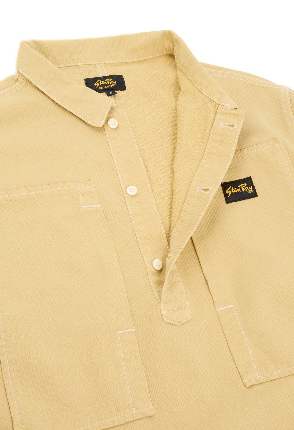 Stan Ray Painters Pop Over Shirt - Khaki Bedford Cord