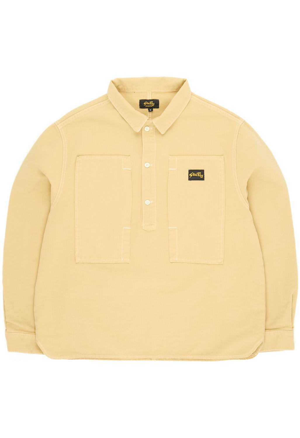 Stan Ray Painters Pop Over Shirt - Khaki Bedford Cord