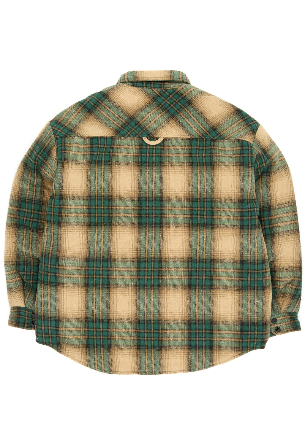 Stan Ray Quilted Plaid Overshirt - Olive Plaid