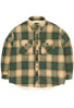 Stan Ray Quilted Plaid Overshirt - Olive Plaid