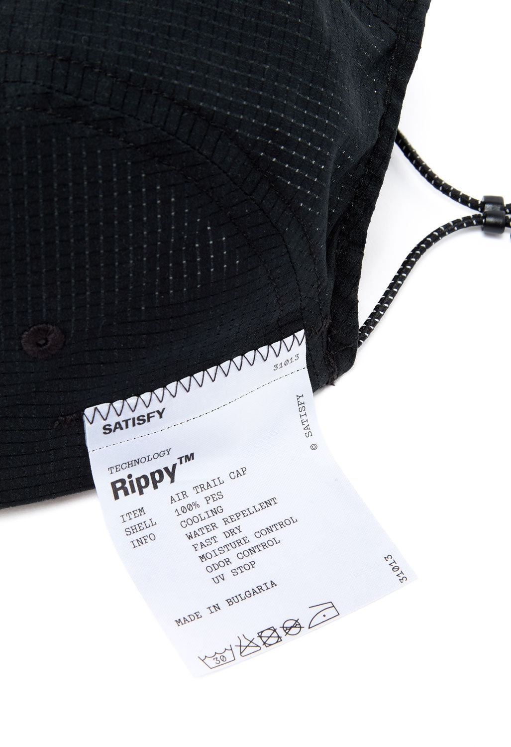 Satisfy Rippy Air Trail Cap - Black