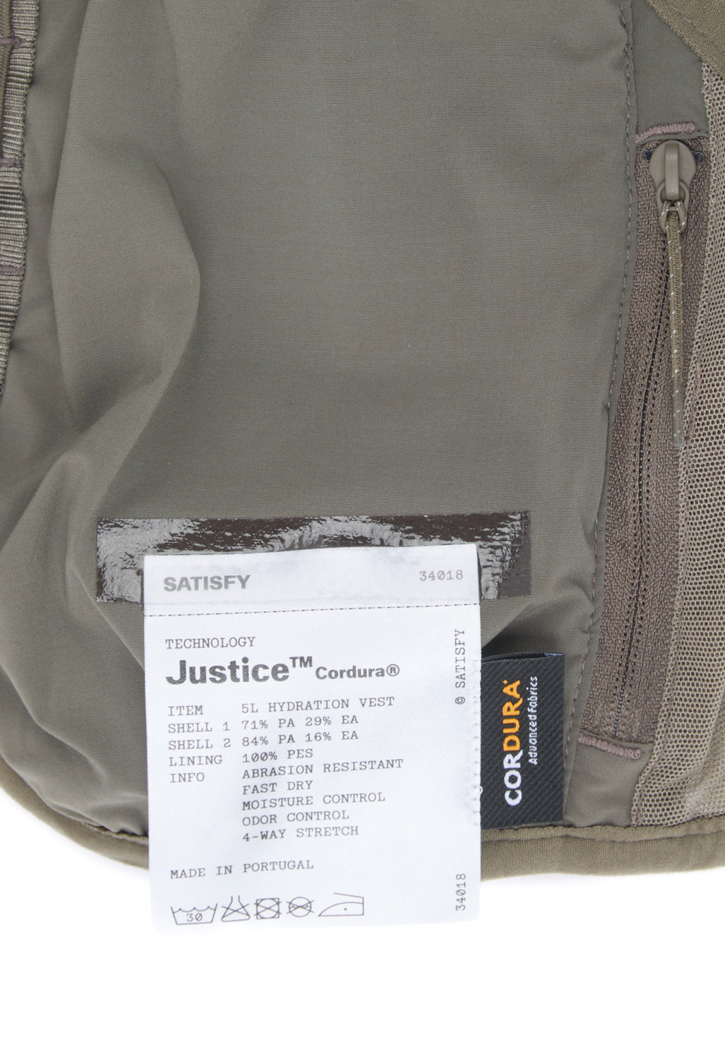 Satisfy Justice Cordura Hydration Vest 5L - Falcon