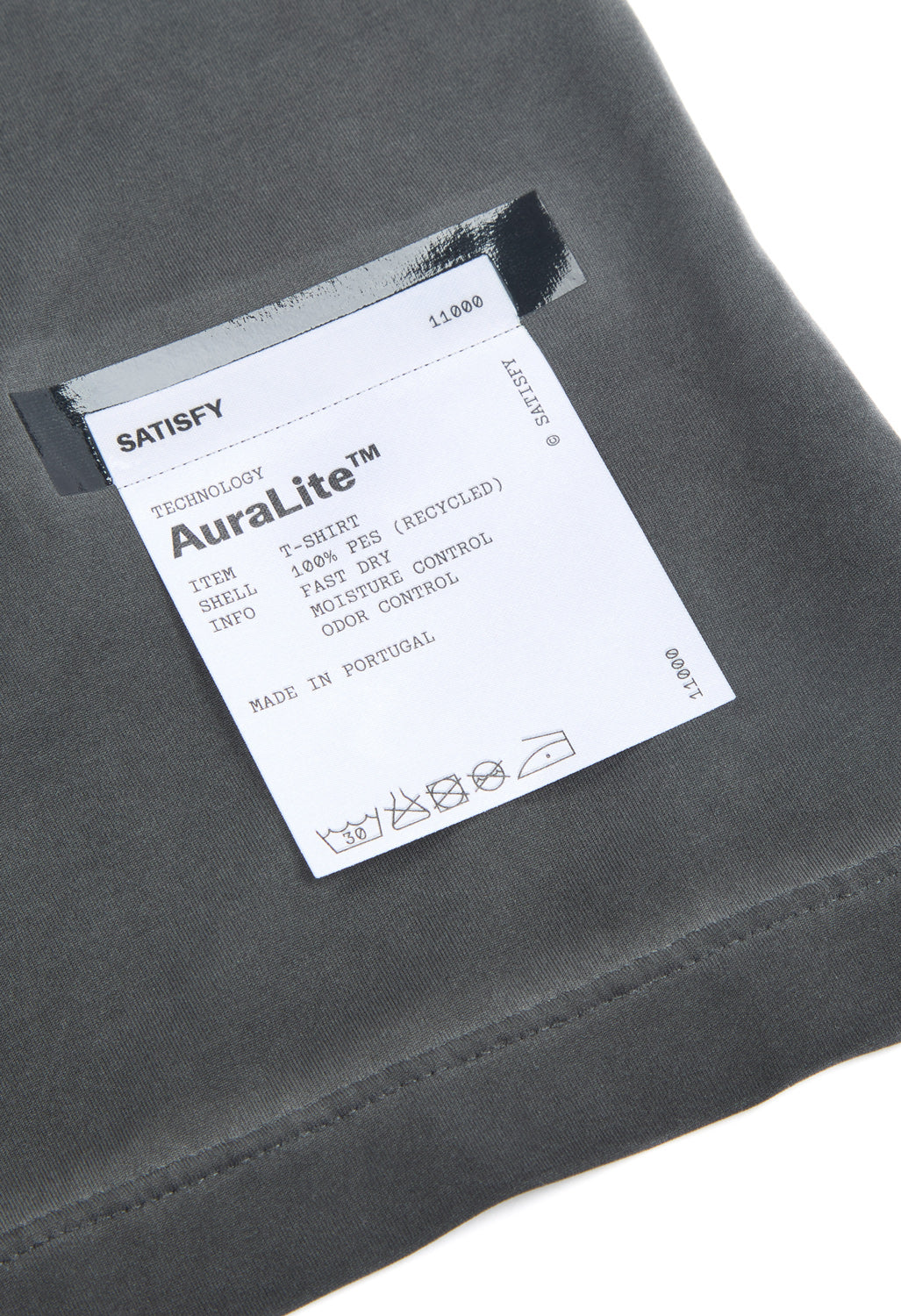 Satisfy AuraLite T-Shirt - Pigment Black