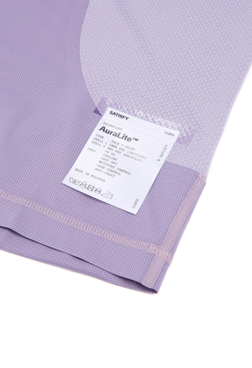 Satisfy AuraLite Tech T-Shirt - Purple Sage