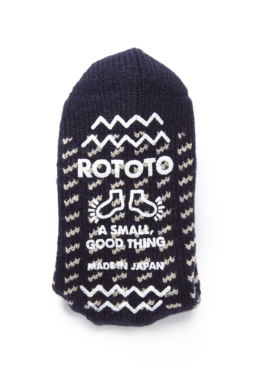 ROTOTO Comfy Room Socks Bird'S Eye - Navy