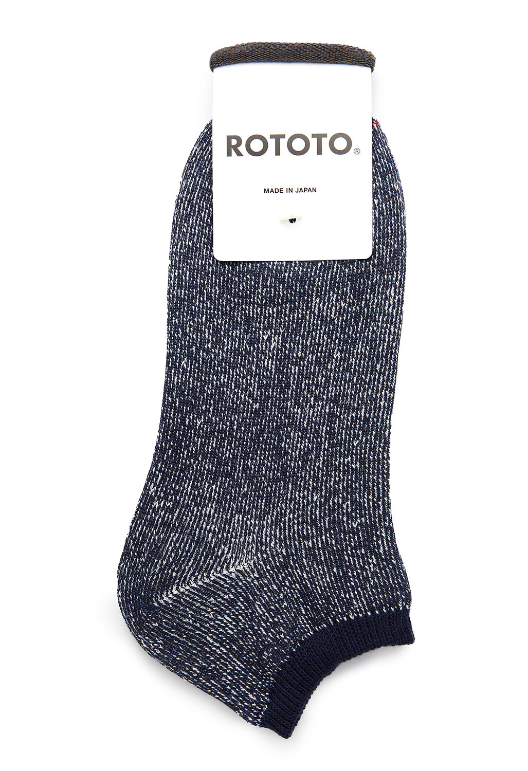 ROTOTO Washi Pile Short Socks - Navy