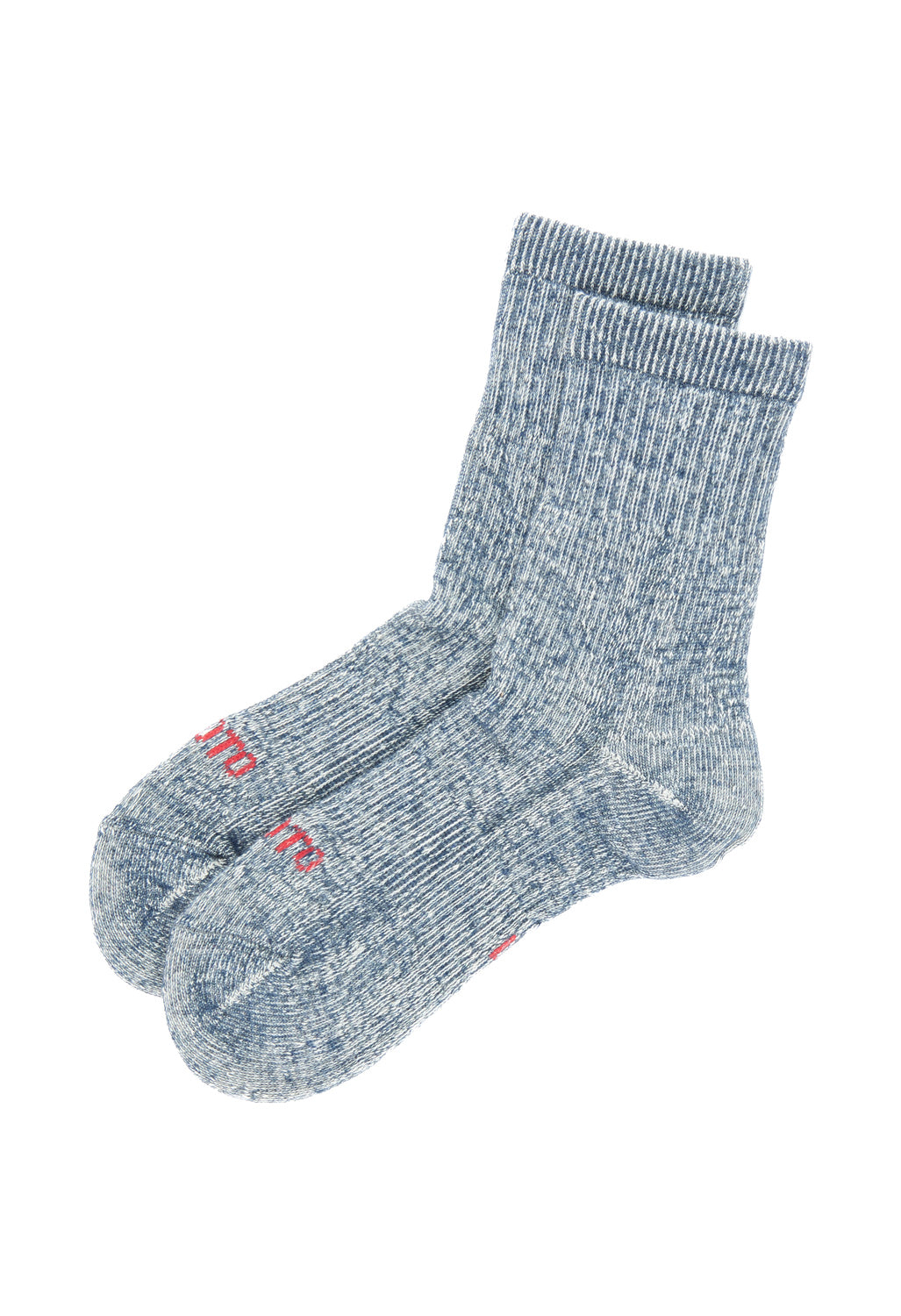 ROTOTO Double Face Organic Cotton Mini Crew Socks - Navy