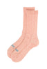 ROTOTO Organic Cotton Double Face Mini Crew Socks - Salmon