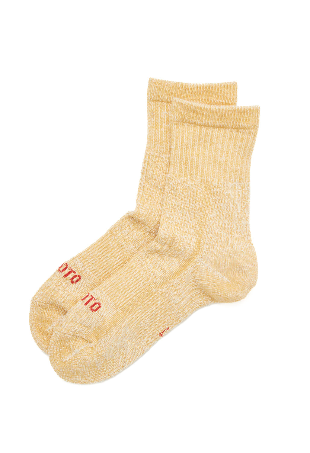 ROTOTO Organic Cotton Double Face Mini Crew Socks - Yellow – Outsiders ...